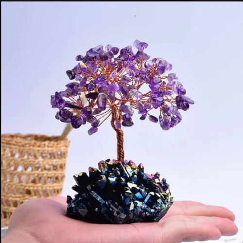 Amethyst crystal formation diagram